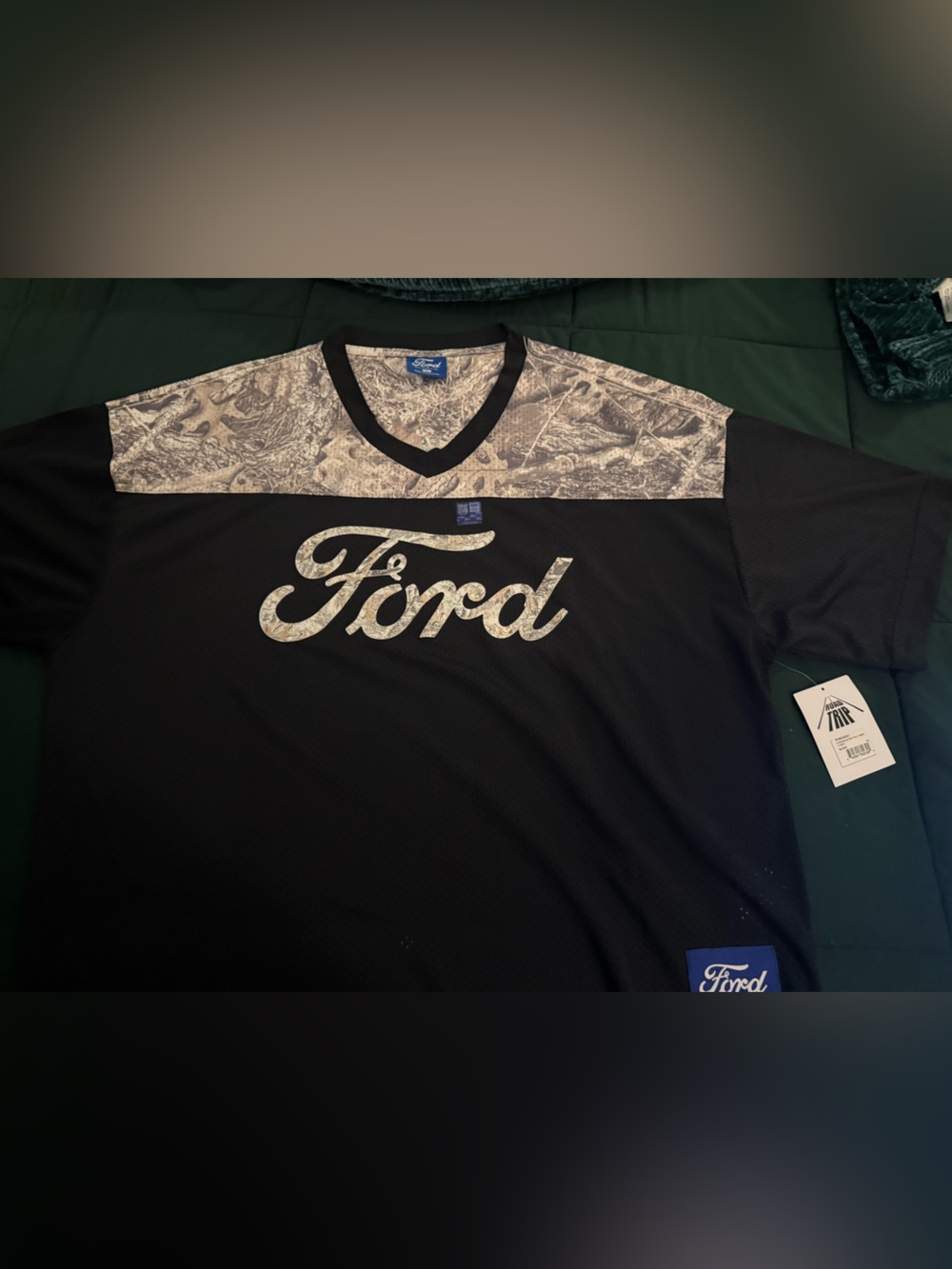 FORD Jersey in Black & Camo **NWT